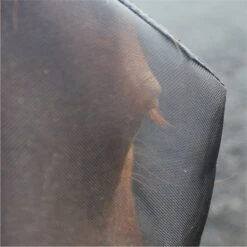 2023 Woof Wear UV Fly Mask Without Ears & UV Nose Protector Bundle FMNPUV23 - Black / Turquoise Colour Black / Turquoise -Equestrian Clothing Sales 6330 upclose20fly20mask.2000x2000.700x700 1