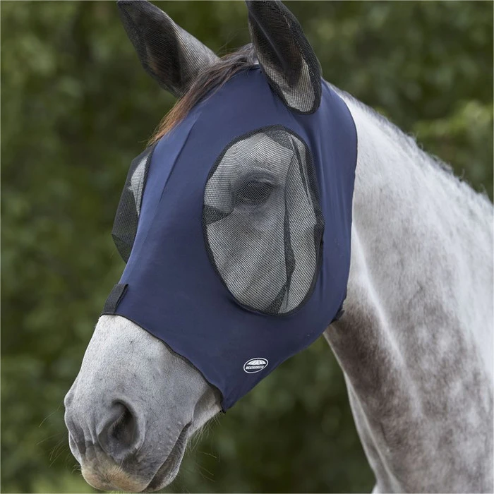 2023 Weatherbeeta Sweet Itch Shield Fly Rug With FREE Fly Mask WFRFM3 - White / Blue / Navy 4 2023 Weatherbeeta Sweet Itch Shield Fly Rug With FREE Fly Mask WFRFM3 - White / Blue / Navy - Image 2
