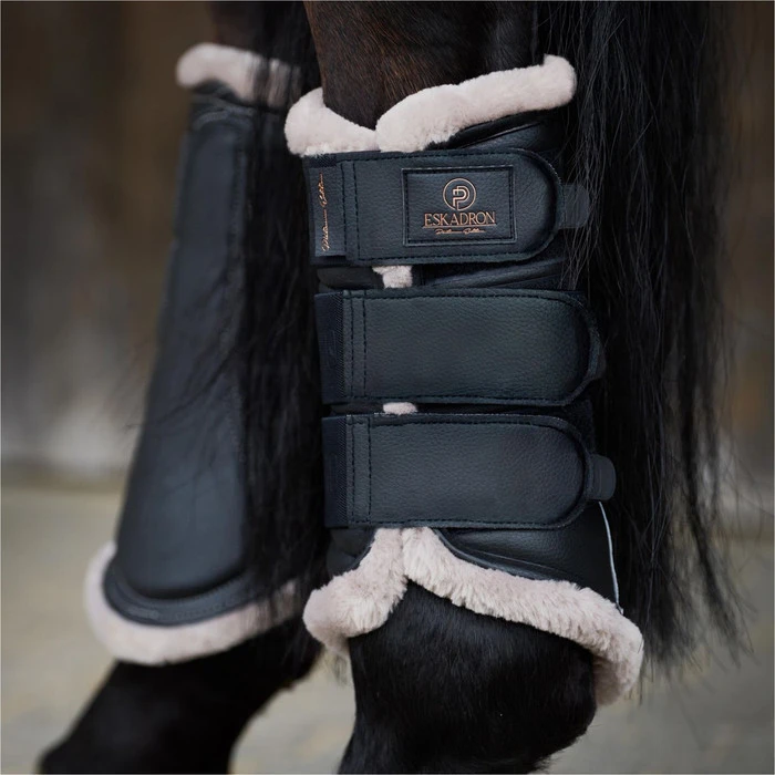 2023 Eskadron Platinum Faux Leather Tendon Boots 555039853290 - Black Colour Black 5 2023 Eskadron Platinum Faux Leather Tendon Boots 555039853290 - Black Colour Black - Image 3