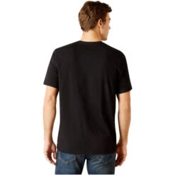 2023 Ariat Mens Vertical Logo T-Shirt 10046108 - Black Colour Black -Equestrian Clothing Sales 6533 202320Ariat20Mens20Vertical20Logo20T Shirt201004610820 20Black202.700x700