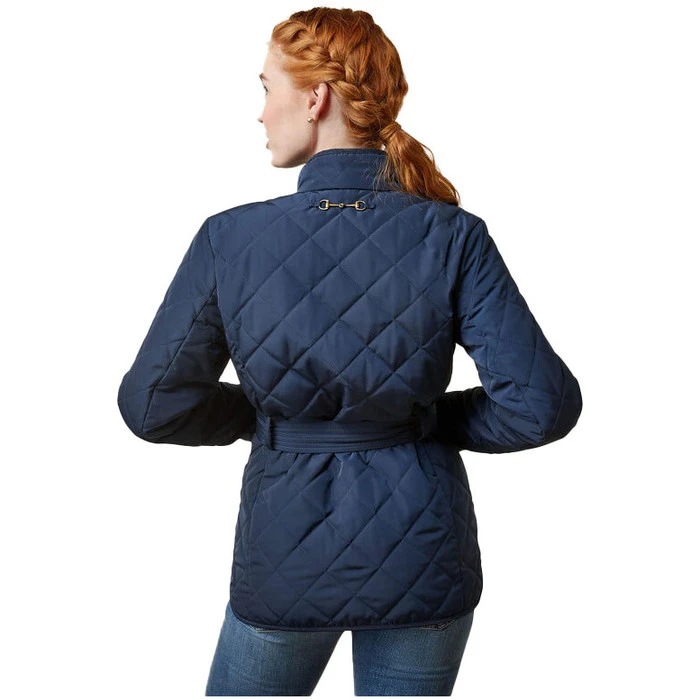 2023 Ariat Womens Woodside Jacket 10046060 - Navy Colour Navy 4 2023 Ariat Womens Woodside Jacket 10046060 - Navy Colour Navy - Image 2