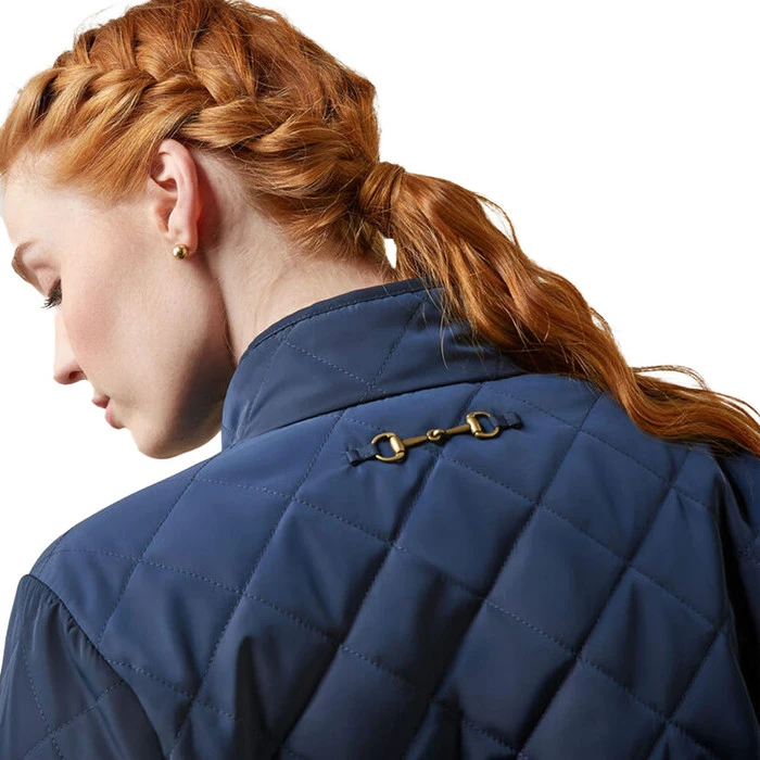 2023 Ariat Womens Woodside Jacket 10046060 - Navy Colour Navy 5 2023 Ariat Womens Woodside Jacket 10046060 - Navy Colour Navy - Image 3