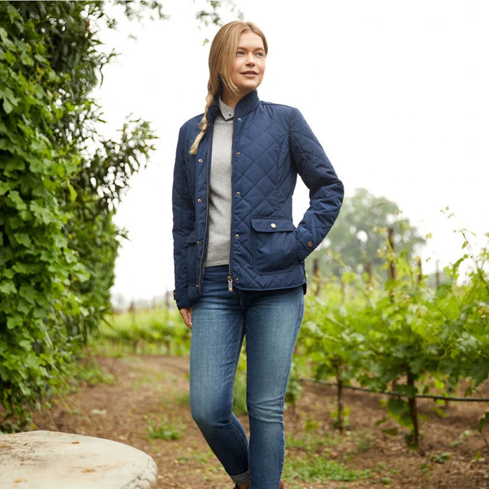 2023 Ariat Womens Woodside Jacket 10046060 - Navy Colour Navy 11 2023 Ariat Womens Woodside Jacket 10046060 - Navy Colour Navy - Image 9