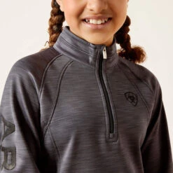 2023 Ariat Junior Tek Team 1/2 Zip Sweatshirt 10046608 - Ebony Grey -Equestrian Clothing Sales 6593 202320Ariat20Junior20Tek20Team201220Zip20Sweatshirt201004660820 20Ebony20Grey20204.700x700