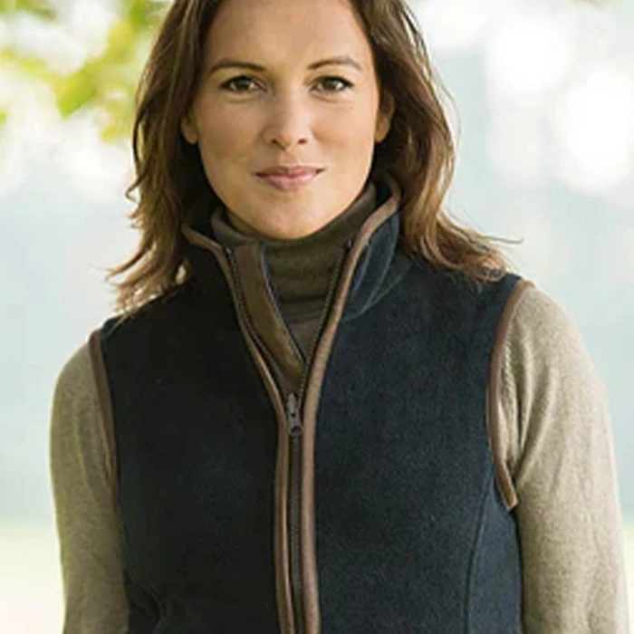 2023 Baleno Womens Sally Fleece Gilet 766BB8T12 - Navy Blue Colour Navy Blue 4 2023 Baleno Womens Sally Fleece Gilet 766BB8T12 - Navy Blue Colour Navy Blue - Image 2