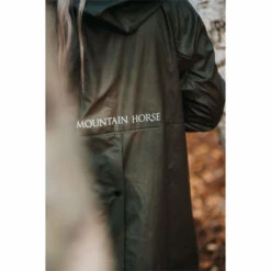 2023 Mountain Horse Womens Mindy Rain Coat 334501 - Green Colour Green -Equestrian Clothing Sales 6640 331812 GR 7.700x700