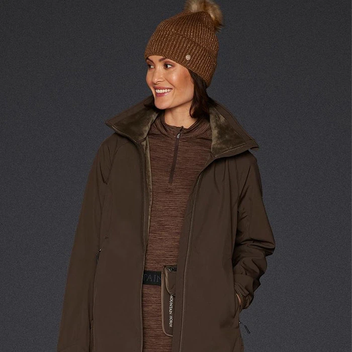 2023 Mountain Horse Sparkle Pompom Hat 8254 - Autumn Gold Colour Autumn Gold 4 2023 Mountain Horse Sparkle Pompom Hat 8254 - Autumn Gold Colour Autumn Gold - Image 2