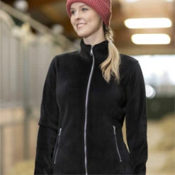 2023 HKM Womens Leana Plush Jacket 14233 - Black -Equestrian Clothing Sales 6676 202320HKM20Womens20Leana20Plush20Jacket201423320 20Black202.700x700