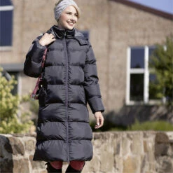 2023 HKM Womens Preston Quilted Long Riding Coat 127299300 - Deep Grey -Equestrian Clothing Sales 6677 202320HKM20Womens20Preston20Quilted20Long20Riding20Coat2012729930020 20Grey202.700x700