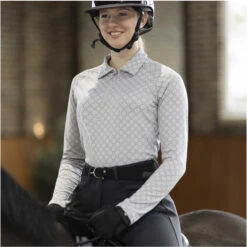 2023 HKM Rosewood All Over Print Functional Shirt 14230 - Light Grey -Equestrian Clothing Sales 6679 202320HKM20Rosewood20All20Over20Print20Functional20Shirt201423020 20Light20Grey205.700x700