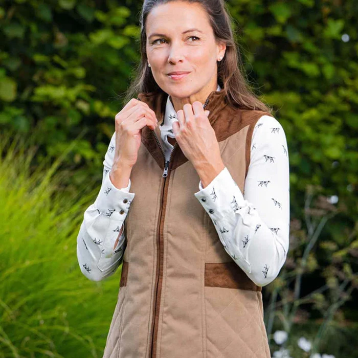 2023 Baleno Womens Maree Gilet 958BB8L0 - Camel 4 2023 Baleno Womens Maree Gilet 958BB8L0 - Camel - Image 2