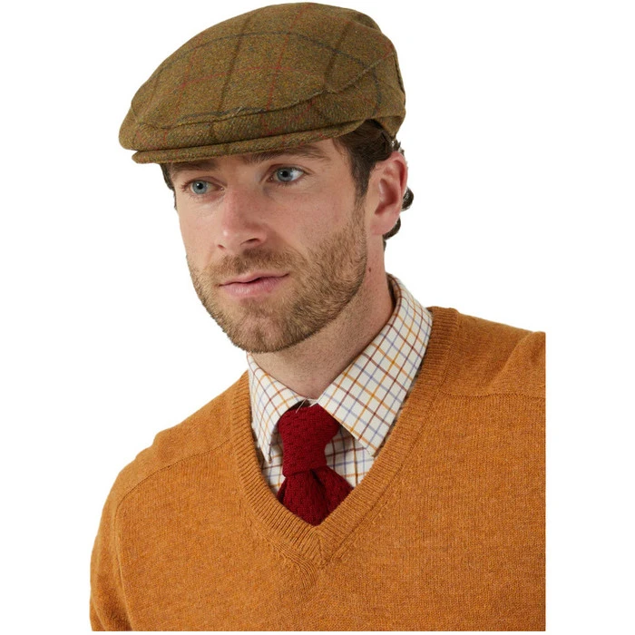 2023 Alan Paine Mens Combrook Tweed Flat Cap COMGCAP - Thyme Colour Thymw 5 2023 Alan Paine Mens Combrook Tweed Flat Cap COMGCAP - Thyme Colour Thymw - Image 3