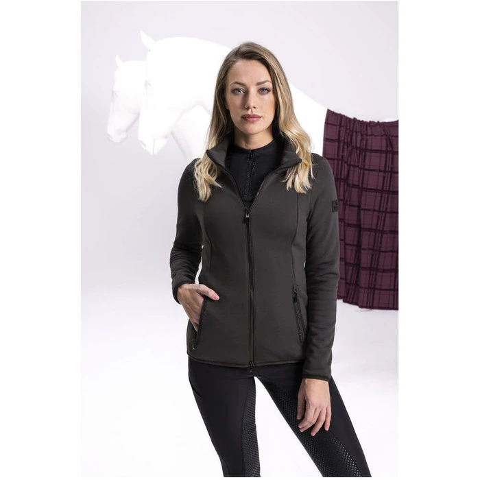 2023 Pikeur Womens Polartec Jacket 403601 - Licorice 4 2023 Pikeur Womens Polartec Jacket 403601 - Licorice - Image 2