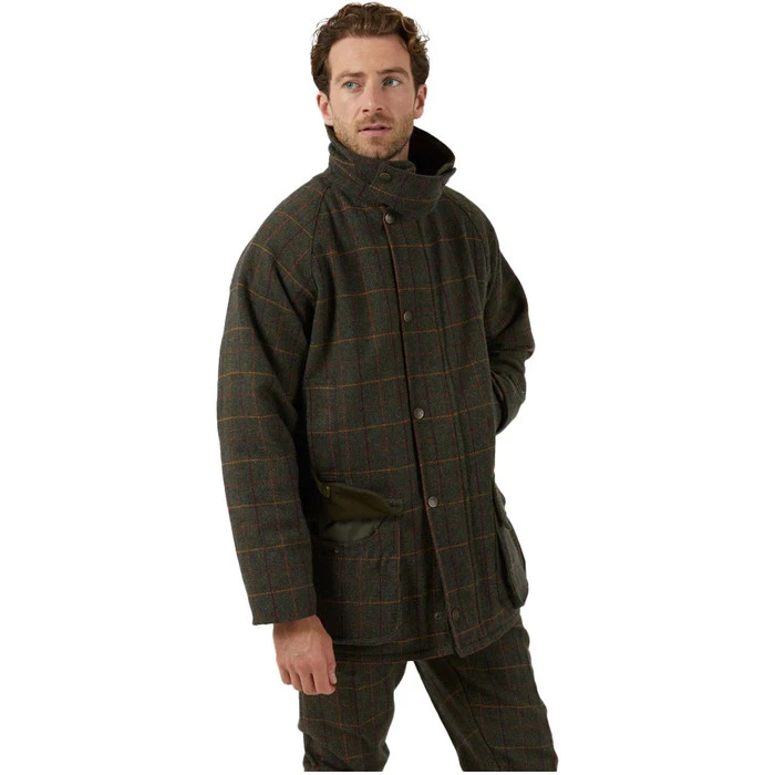 2023 Alan Paine Mens Rutland Tweed Waterproof Shotting Coat RUTGCOT - Fern Colour Fern 6 2023 Alan Paine Mens Rutland Tweed Waterproof Shotting Coat RUTGCOT - Fern Colour Fern - Image 4
