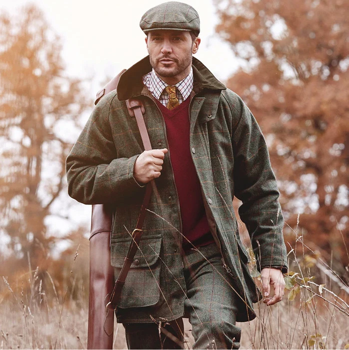 2023 Alan Paine Mens Rutland Tweed Waterproof Shotting Coat RUTGCOT - Fern Colour Fern 7 2023 Alan Paine Mens Rutland Tweed Waterproof Shotting Coat RUTGCOT - Fern Colour Fern - Image 5