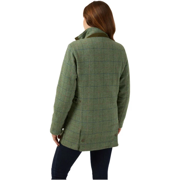 2023 Alan Paine Womens Rutland Tweed Waterproof Shooting Coat RUTLCOA - Spindle 4 2023 Alan Paine Womens Rutland Tweed Waterproof Shooting Coat RUTLCOA - Spindle - Image 2