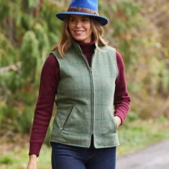 2023 Alan Paine Womens Rutland Tweed Gilet RUTLGIL - Spindle -Equestrian Clothing Sales 6800 202320Alan20Paine20Womens20Rutland20Tweed20Giel20RUTLGIL20 20Spindle206.700x700