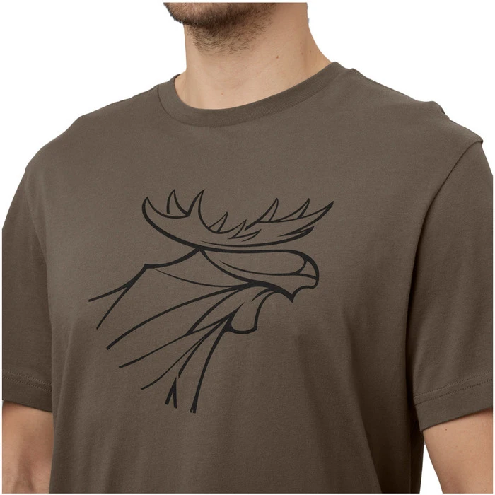 2023 Harkila Mens Graphic T-Shirt 2 Pack 1601049 - Brown Granite / Phantom 5 2023 Harkila Mens Graphic T-Shirt 2 Pack 1601049 - Brown Granite / Phantom - Image 3