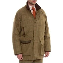 2023 Alan Paine Mens Combrook Tweed Shooting Field Coat COMGFIE - Elm Colour Elm -Equestrian Clothing Sales 7030 Alan Paine Mens Combrook Waterproof Tweed Shooting Coat Elm 1.2000x2000.700x700