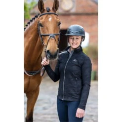 Charles Owen Luna Wide Peak Helmet & Free Headband LUNAWPNMNG - Navy Matt / Navy Gloss -Equestrian Clothing Sales A2I9700 LR Web203201.700x700
