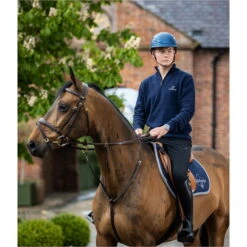 2021 Charles Owen Luna Helmet & Free Headband LUNANMNG - Navy Matt / Navy Gloss -Equestrian Clothing Sales A2I9741 LR Web.700x700