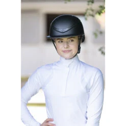 2022 Charles Owen This Esme X Luna Riding Helmet & Headband - Black Colour Black -Equestrian Clothing Sales A7S08655201.700x700