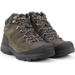 Aigle Vidur Mid Mens Waterproof MTD Boots Khaki / Black