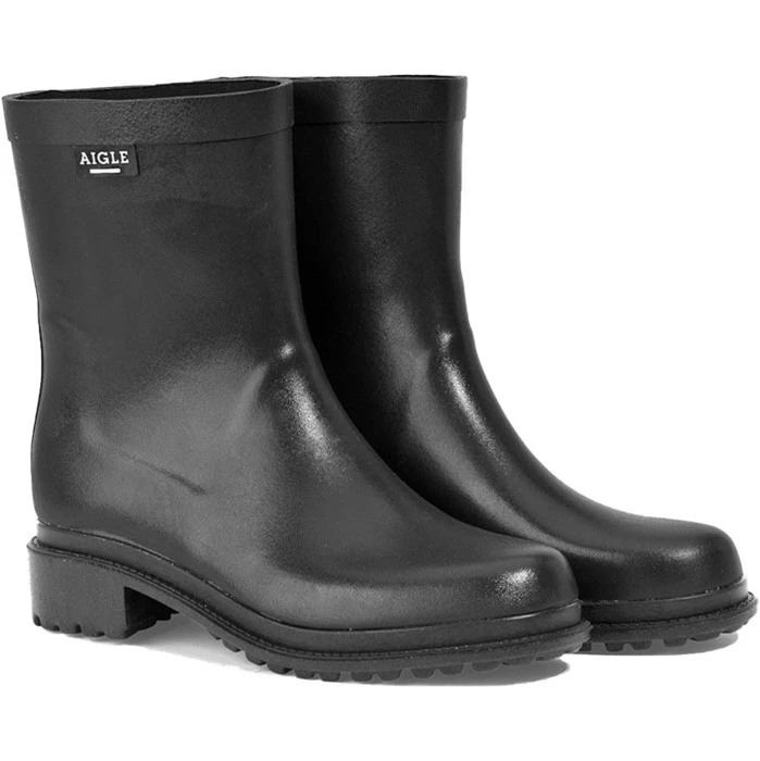 2023 Aigle Womens Fulfeel Mid Wellington Boot NB8814 - Black 4 2023 Aigle Womens Fulfeel Mid Wellington Boot NB8814 - Black - Image 2