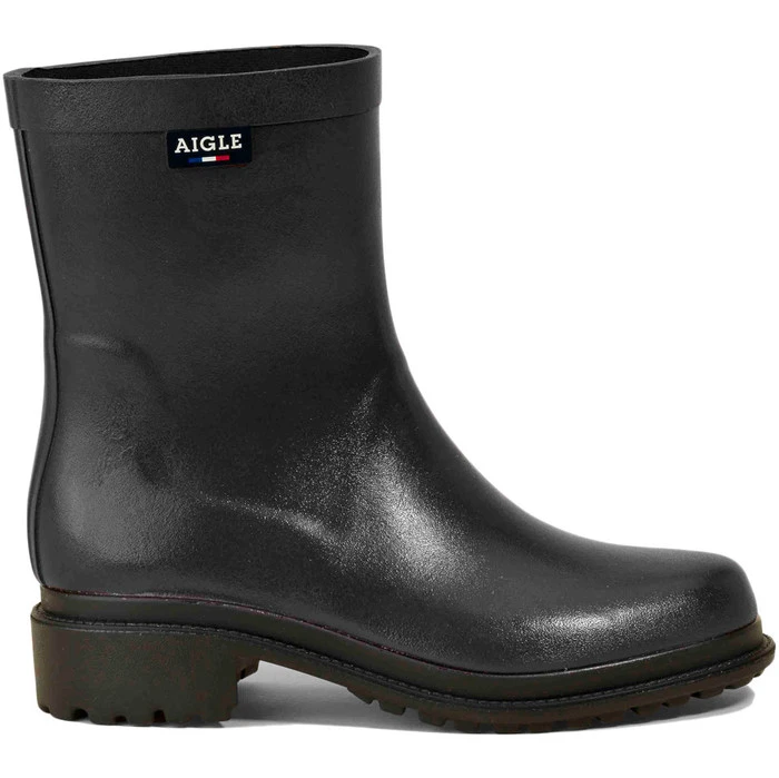2023 Aigle Womens Fulfeel Mid Wellington Boot NB8814 - Black 3 2023 Aigle Womens Fulfeel Mid Wellington Boot NB8814 - Black