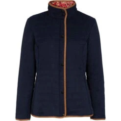 2023 Alan Paine Womens Felwell Quilt Jacket FELLQUJ - Navy