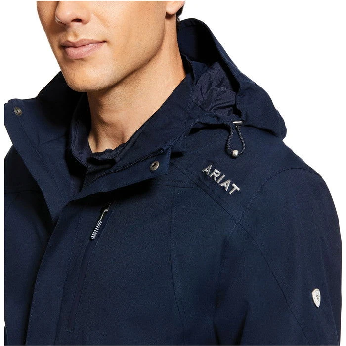 Ariat Mens Coastal H2O Jacket 10030340 - Navy 5 Ariat Mens Coastal H2O Jacket 10030340 - Navy - Image 3