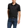 Ariat Mens Norco Polo Shirt 10030350 - Black -Equestrian Clothing Sales Ariat Mens Norco Polo Shirt 10030350 Black.700x700