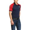 Ariat Mens Team 3.0 Polo Shirt 10030355 - Navy -Equestrian Clothing Sales Ariat Mens Team 3.0 Polo Shirt 10030355 Navy.700x700