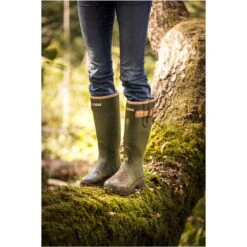 Ariat Womens Burford Wellington Boots - Olive Green -Equestrian Clothing Sales Ariat Womens Burford Wellies Olive Green action 1.700x700