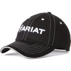 2022 Ariat Team II Cap 10039900 - Black / White Colour Black / White