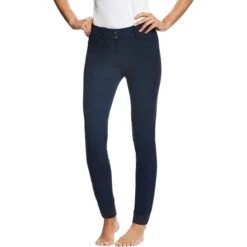 Ariat Womens Tri Factor Grip Knee Patch Breeches Navy