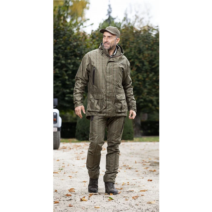 Baleno Mens Holmes Waterproof Trousers - Khaki Tweed 4 Baleno Mens Holmes Waterproof Trousers - Khaki Tweed - Image 2