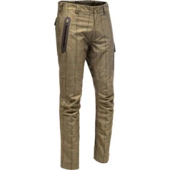 Baleno Mens Holmes Waterproof Trousers - Khaki Tweed