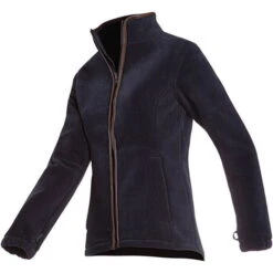 Baleno Womens Sarah Fleece Jacket Navy Blue