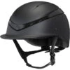 2022 Charles Owen This Esme X Luna Riding Helmet & Headband - Black Colour Black -Equestrian Clothing Sales Black20Esme20Luna20Side2028229.700x700