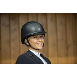 Charles Owen AYR8 Plus Leather Look Helmet Black Colour Black -Equestrian Clothing Sales CHARLES OWEN MARCH20 EDIT AYR8 2.700x700