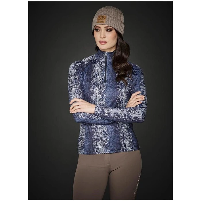 2021 Mountain Horse Womens Cleo Tech Top 44810 - Blue 3 2021 Mountain Horse Womens Cleo Tech Top 44810 - Blue