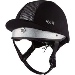Charles Owen 4 Star Jockey Skull - Silver Colour Silver