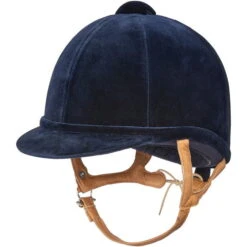 Charles Owen Flesh Fian Hat FLFN - Navy Colour Navy