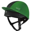 Charles Owen 4 Star Vented Helmet Silk - Emerald Green Colour Emerald Green