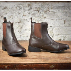 Dublin Elevation Zip Paddock Boots II Brown -Equestrian Clothing Sales DUBLIN ELEVATION ZIP PADDOCK BOOTS II BROWN 6.700x700