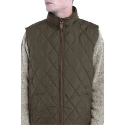 Dubarry Mens Davis Quilted Gilet Olive -Equestrian Clothing Sales Dubarry Mens Davis Quilted Gilet Olive 2.700x700