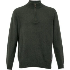 Dubarry Mens Mullen Half Zip Crew Sweater Olive 9 Dubarry Mens Mullen Half Zip Crew Sweater Olive -Equestrian Clothing Sales Dubarry Mens Mullen Half Zip Crew Sweater Olive 3.700x700