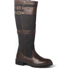 Dubarry Womens Longford Leather Boot Black / Brown -Equestrian Clothing Sales Dubarry Womens Longford Leather Boot Black Brown 2.700x700