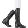 Dublin Childrens Stretch Fit Half Chaps Black -Equestrian Clothing Sales Dublin Stretch Fit Half Chaps Black Main.700x700 1